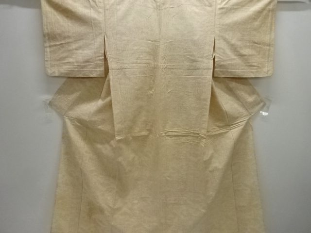 JAPANESE KIMONO / ANTIQUE HITOE KIMONO / TSUMUGI / WOVEN DISTANT MOUNTAINS